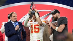 Jim Nantz Patrick Mahomes Travis Kelce