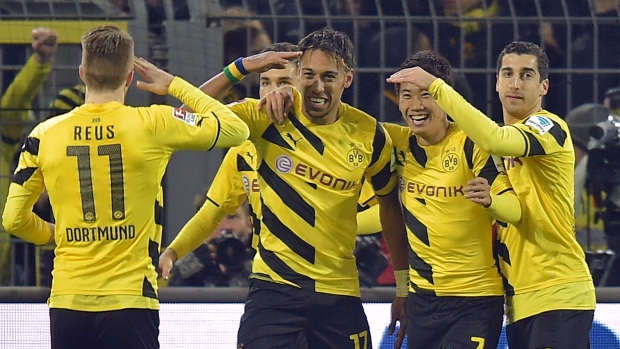 Reus and Dortmund Celebrate