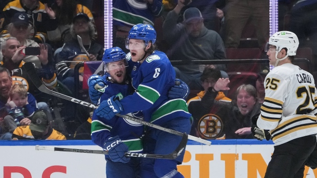 Brock Boeser Scores In OT As Vancouver Canucks Edge Boston Bruins - TSN.ca