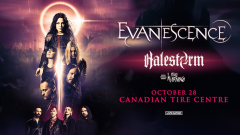 Win a pair of tickets to see Evanescence with special guest Halestorm & The Warning!