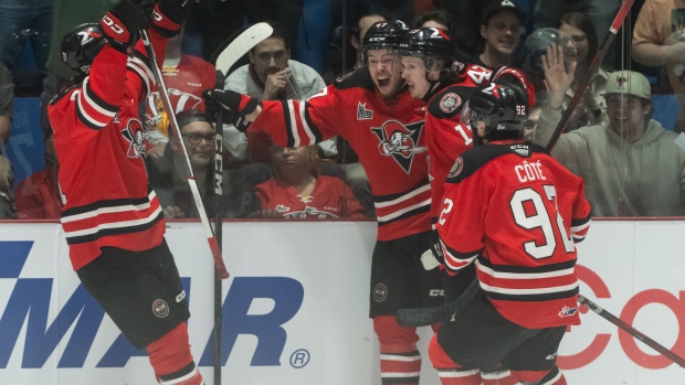 Drummondville Voltigeurs Celebrate