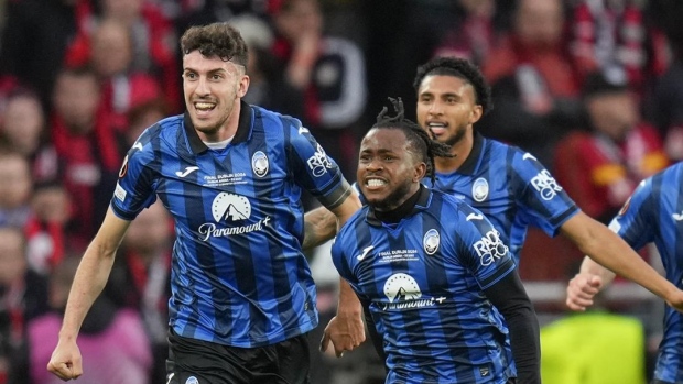 Ademola Lookman, Atalanta celebrate