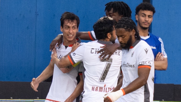 Forge FC Celebrates