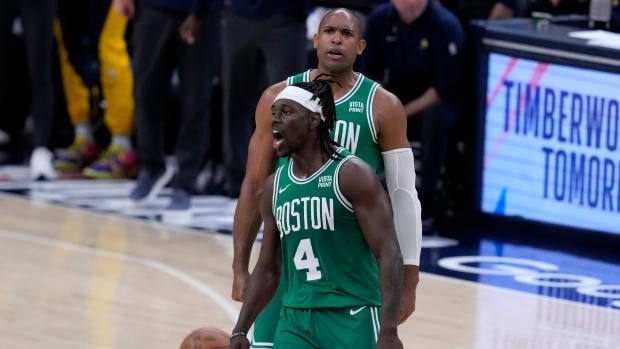 Jrue Holiday's finishing flurry helps Celtics beat Pacers for 3-0 lead in  East Final - TSN.ca