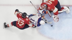 Oilers want more shots on Panthers goalie Bobrovsky as Stanley Cup shifts to Edmonton Article Image 0