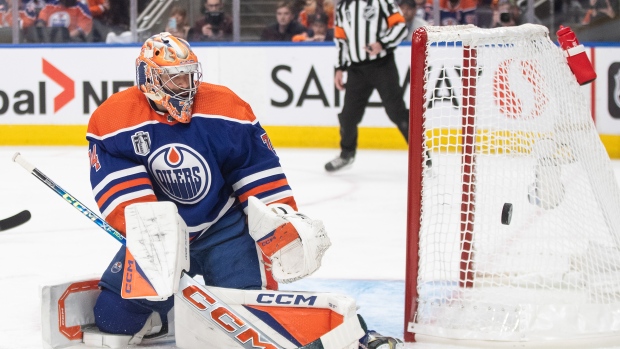 Edmonton Oilers goaltender Stuart Skinner steps up after playoff benching: ‘It pissed me off’ – TSN.ca