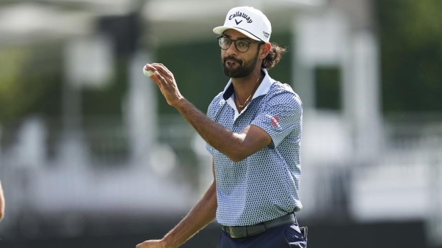 Akshay Bhatia’s golf ball falls into fairway drain, leading to unusual free drop – TSN.ca