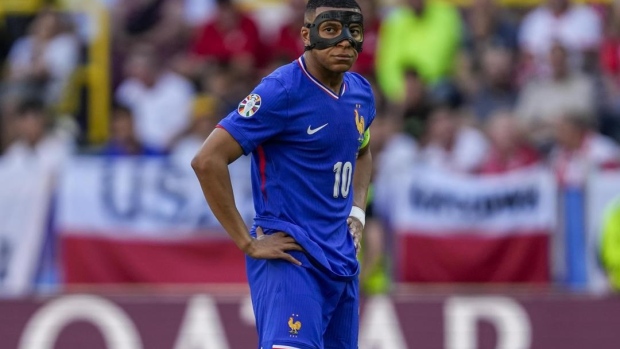 Euro 2024: Neighbors France and Belgium meet in heavyweight contest with Mbappé still wearing a mask Article Image 0
