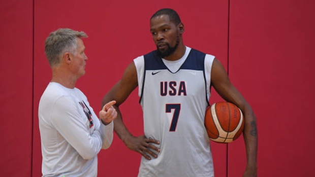 Kevin Durant has calf strain, USA Basketball considers him day-to-day at Olympic camp – TSN.ca