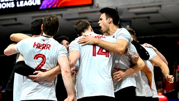 Canadian men's Olympic volleyball team