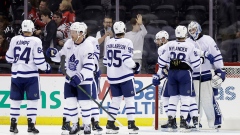 Maple Leafs celebrate