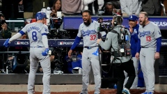 Los Angeles Dodgers celebrate