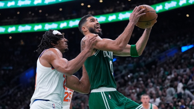 Jayson Tatum, Celtics Celebrate Banner Raising By Making Record-tying ...