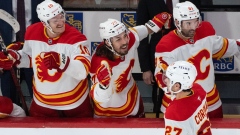 Matt Coronato, Flames celebrate