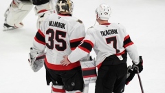 Brady Tkachuk Linus Ullmark Ottawa Senators