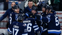 Winnipeg Jets celebrate