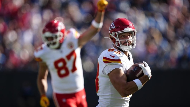 Emerging tight end Noah Gray gives Mahomes and the Chiefs another option in passing game Article Image 0