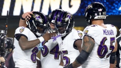 Ravens celebrate