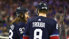 Mika Zibanejad and Jacob Trouba