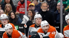 John Tortorella and Flyers bench