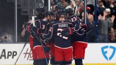 Columbus Blue Jackets celebrate