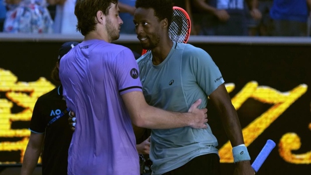 Gael Monfils beats Taylor Fritz to reach the Australian Open's fourth round at age 38 Article Image 0