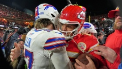 Josh Allen and Patrick Mahomes