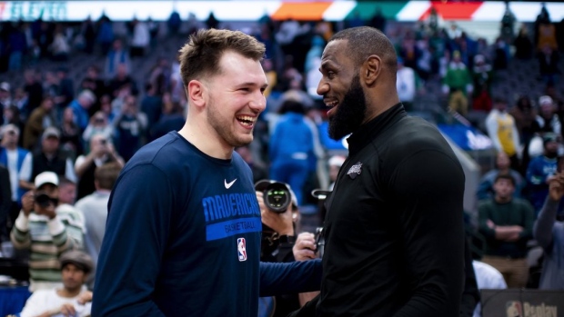 'Strive for greatness' was LeBron's message to Doncic in 2018. And as teammates, that won't change Article Image 0