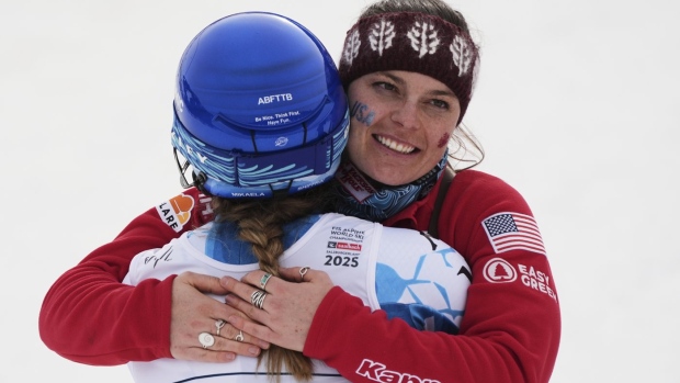 Mikaela Shiffrin and Breezy Johnson win gold in team combined at Alpine skiing world championships Article Image 0