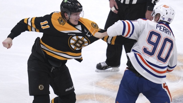 Oilers acquire forward Trent Frederic from Bruins in three-team deal Article Image 0