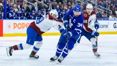 Auston Matthews and Nathan MacKinnon