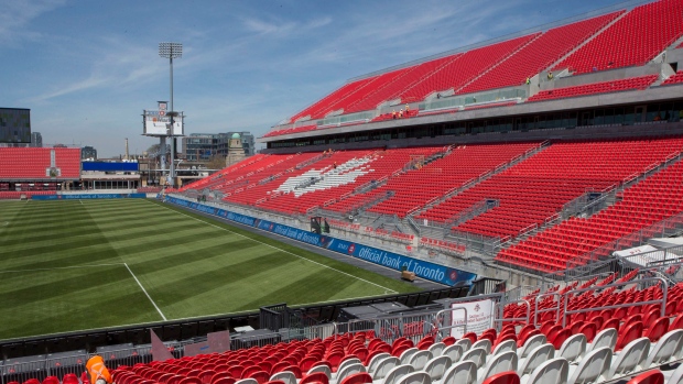 BMO Field groundskeepers battle Mother Nature ahead of 2018 opener