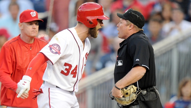 Bryce Harper exploded and was ejected after a bad call by umpire