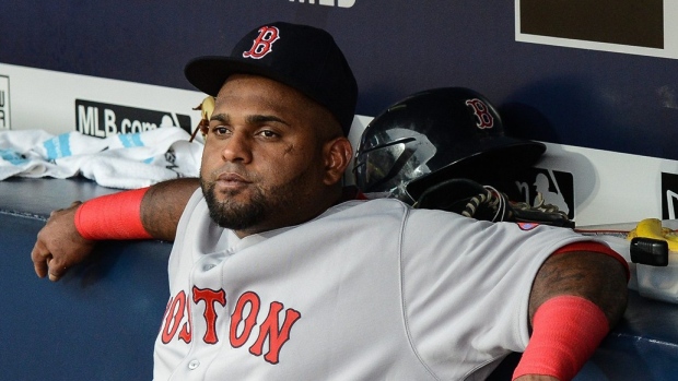 Sandoval benched by Boston after using Instagram during game