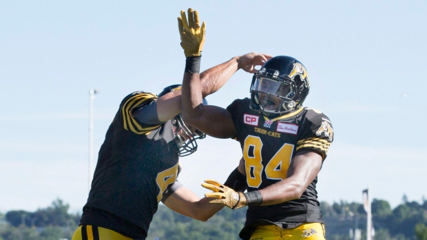 Zach Collaros and Bakari Grant 