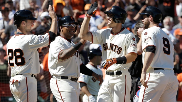Ryder Jones hits first home run, Giants lose to Cubs