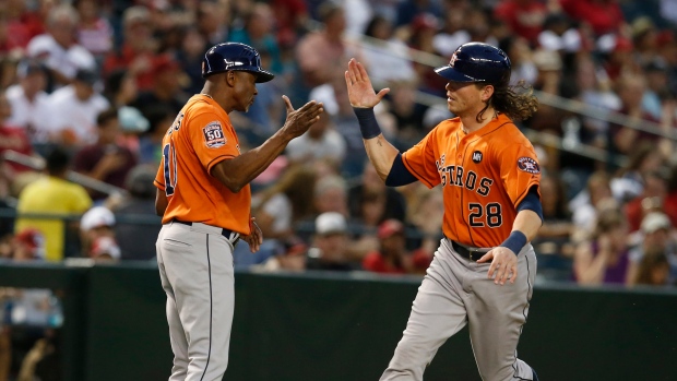 Colby rasmus outlet astros jersey