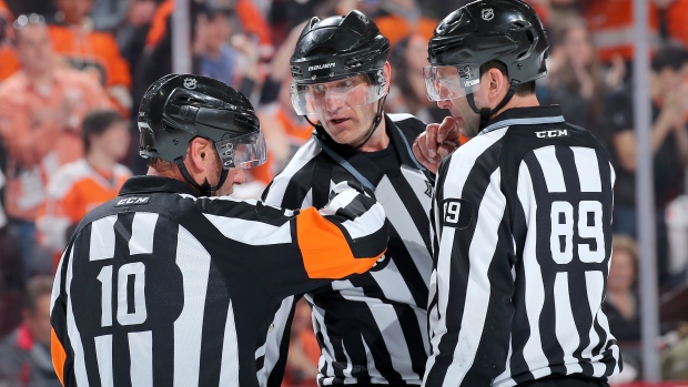 nhl playoffs referee assignments