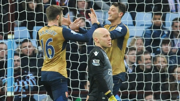 Arsenal celebrates