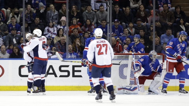 Washington Capitals celebrate