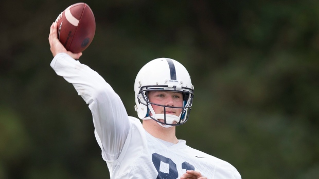 Former Penn State QB Christian Hackenberg trying to switch to baseball