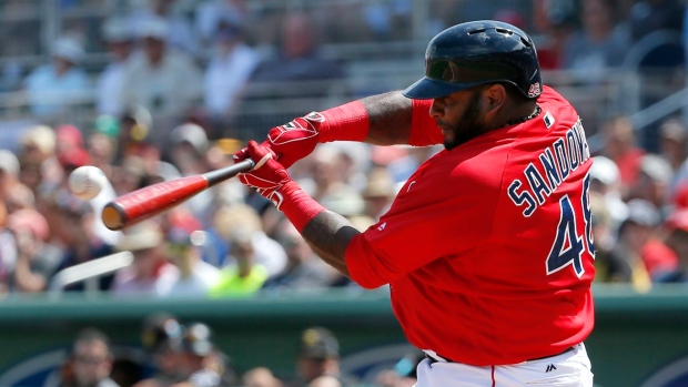 Pablo Sandoval is looking a lot slimmer