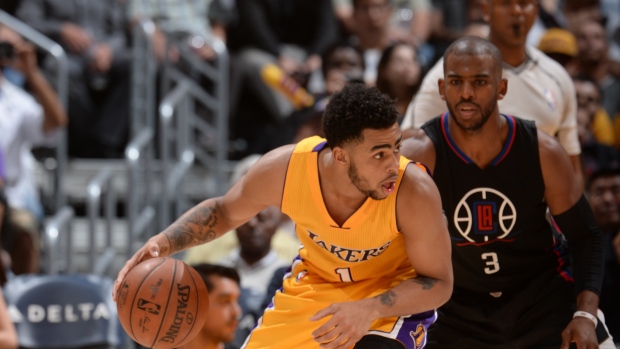 Clippers Complete Home And Home Sweep Of Lakers Tsn Ca