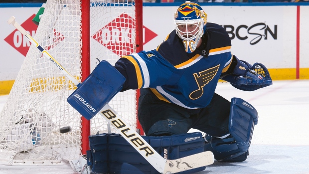 Brian elliott store blues jersey