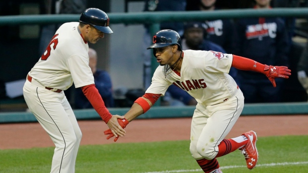 Indians overcome Carrasco injury, sweep Tigers