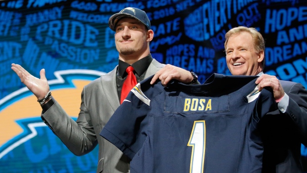 Chargers withdraw 'best offer' to Joey Bosa as holdout lingers