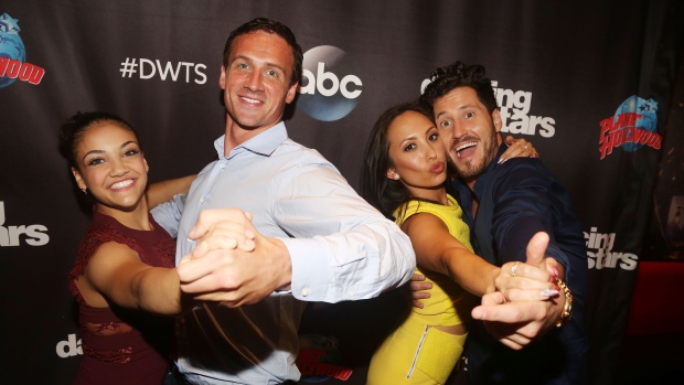 Laurie Hernandez and Ryan Lochte