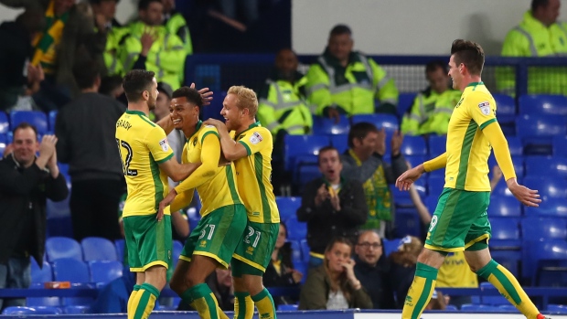 Norwich City celebrates