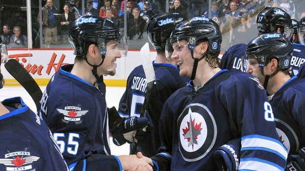 Mark Scheifele and Jacob Trouba