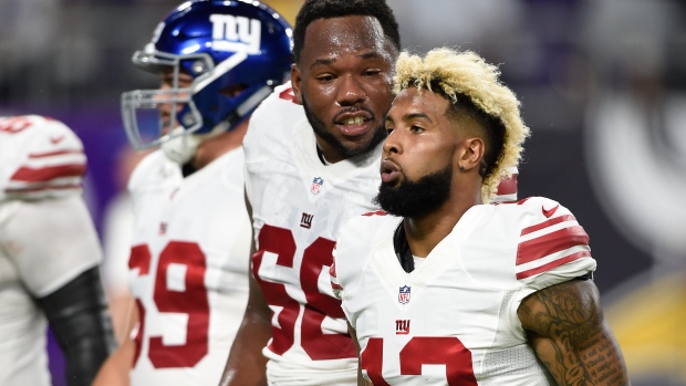 Odell Beckham Jr. fined $24,309 for removing helmet during TD celebration